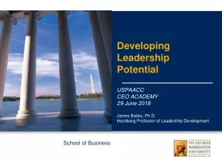 Developing Leadership Potential