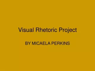 Visual Rhetoric Project