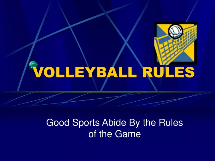 volleyball rules