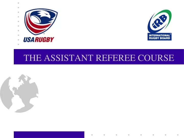 the assistant referee course