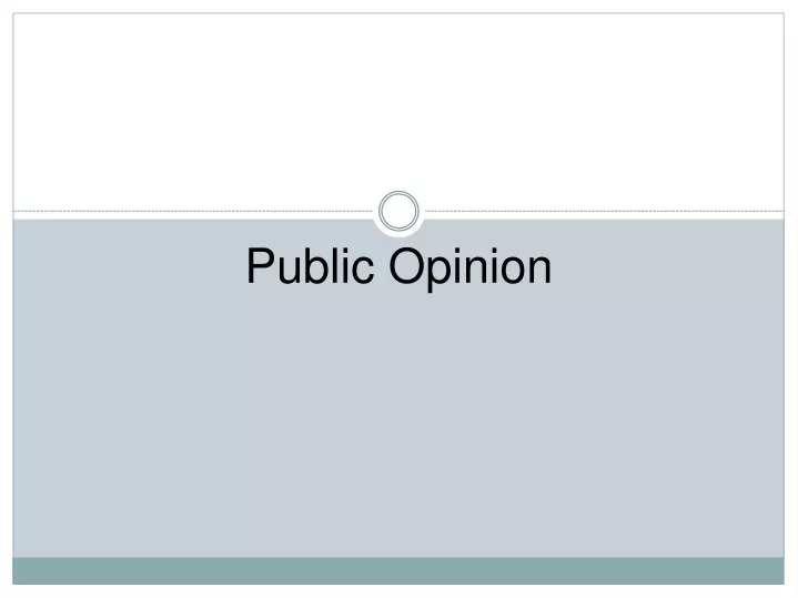 public opinion