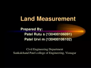Land Measurement