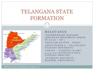 TELANGANA STATE FORMATION