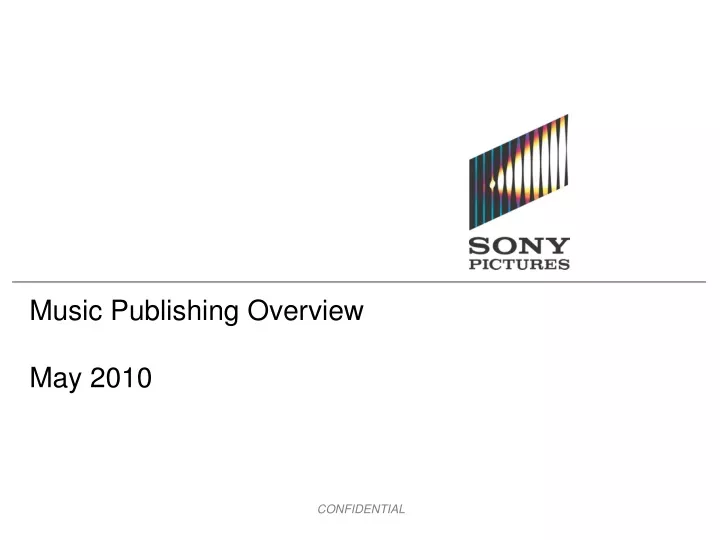 music publishing overview may 2010