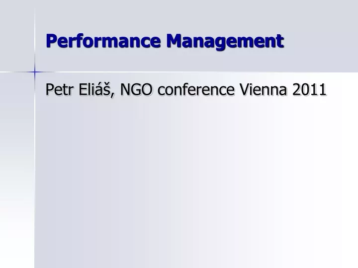 performance management