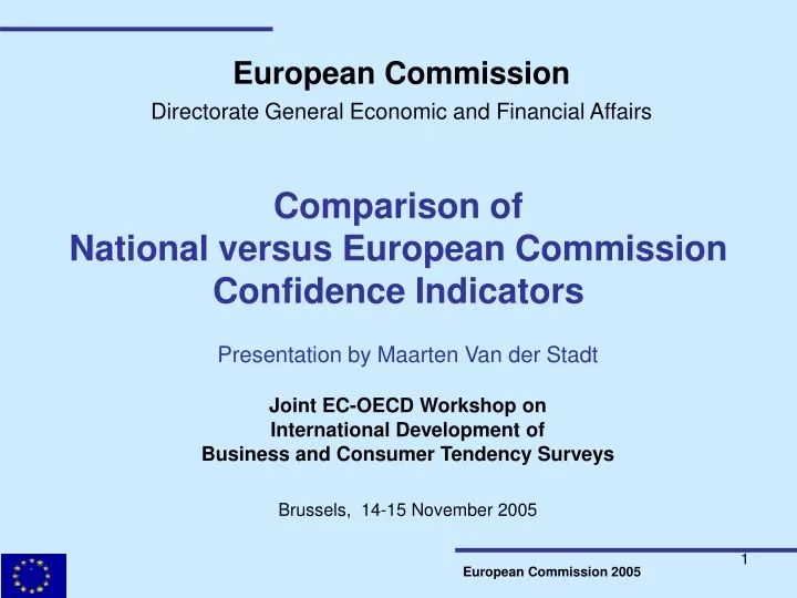 european commission directorate general economic