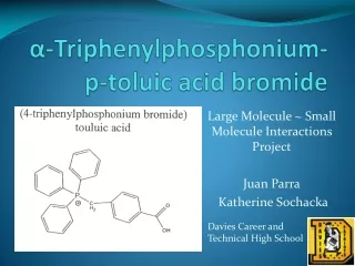α -Triphenylphosphonium-p- toluic  acid bromide