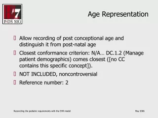 Age Representation