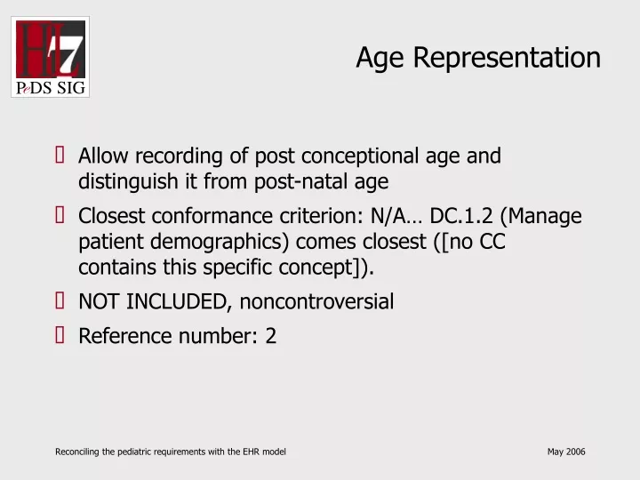 age representation