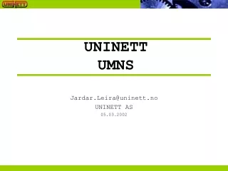 UNINETT UMNS