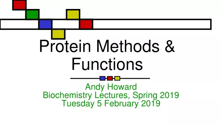 protein methods functions