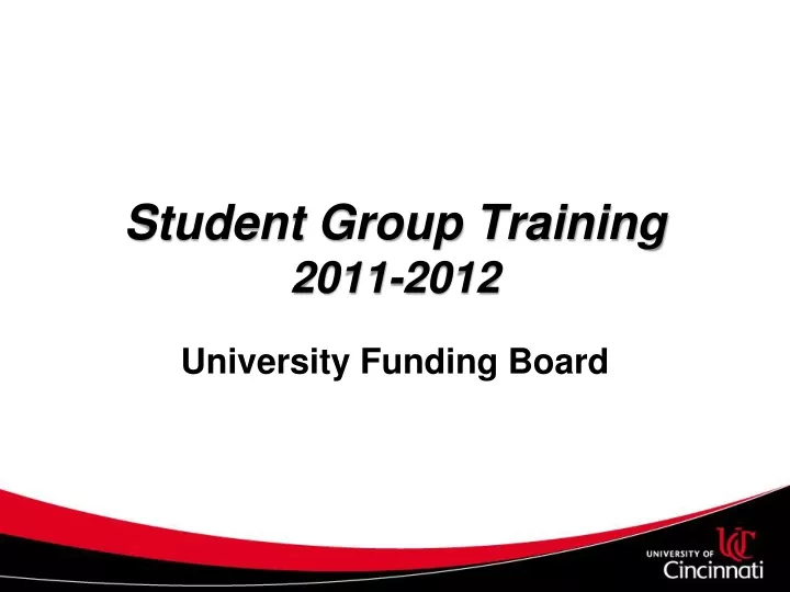 student group training 2011 2012