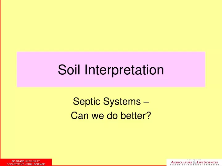 soil interpretation
