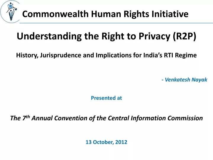 commonwealth human rights initiative