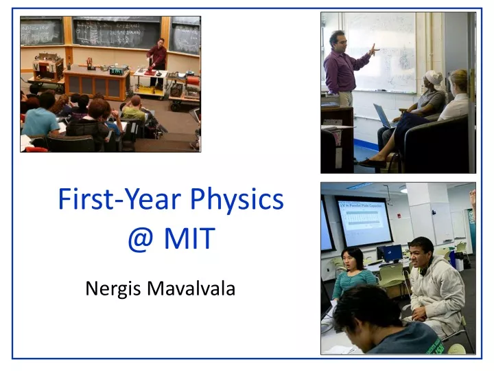 first year physics @ mit