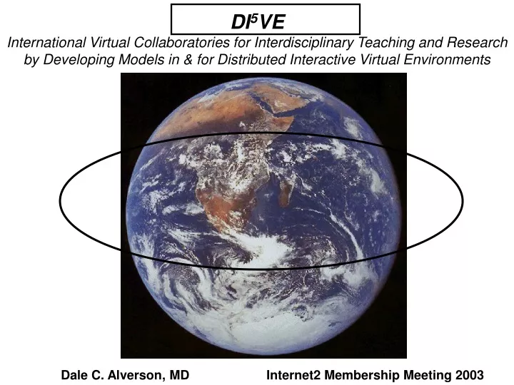 di 5 ve international virtual collaboratories