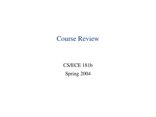 Course Review