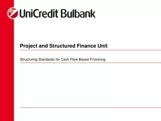 Project and Structured Finance Unit