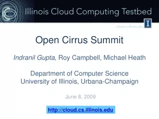 Open Cirrus Summit