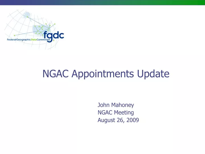 ngac appointments update