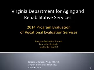 Virginia Department for Aging and Rehabilitative Services