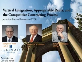 Vertical Integration, Appropriable Rents, and the Competitive Contracting Process