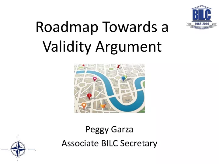 roadmap towards a validity argument