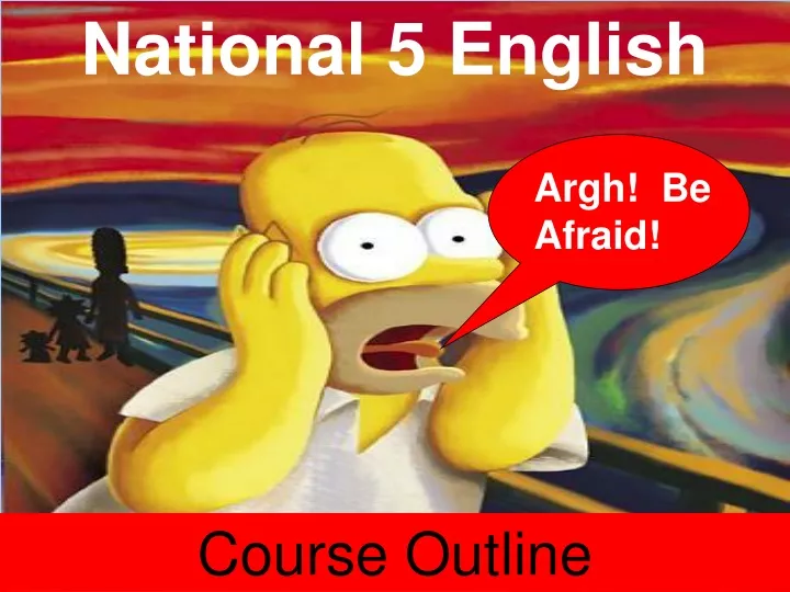 national 5 english