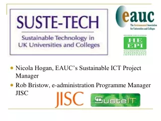 Nicola Hogan, EAUC’s Sustainable ICT Project Manager