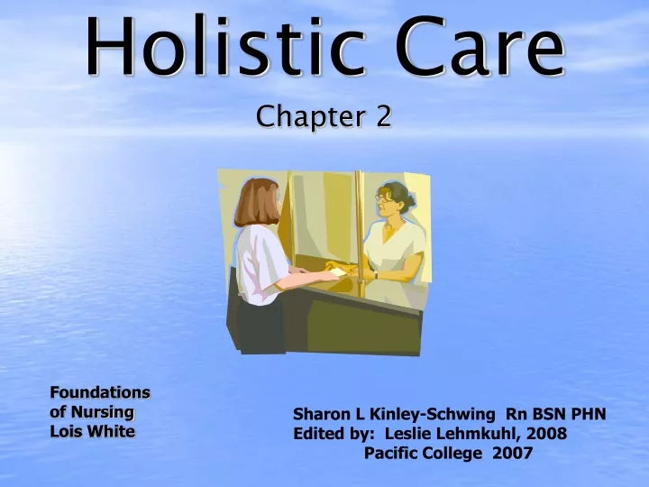 holistic care chapter 2