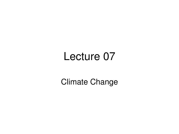 lecture 07