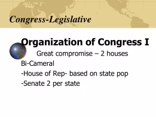 Congress-Legislative
