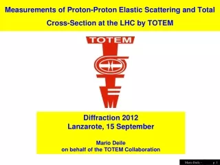 Measurements of Proton-Proton Elastic Scattering and Total Cross-Section at the LHC by TOTEM