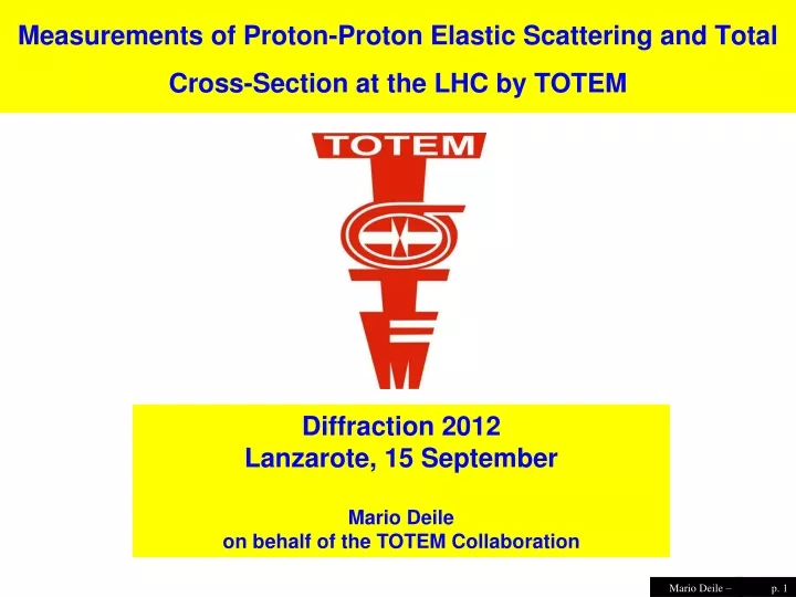 measurements of proton proton elastic scattering and total cross section at the lhc by totem