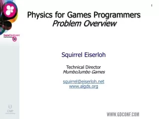 Physics for Games Programmers   Problem Overview