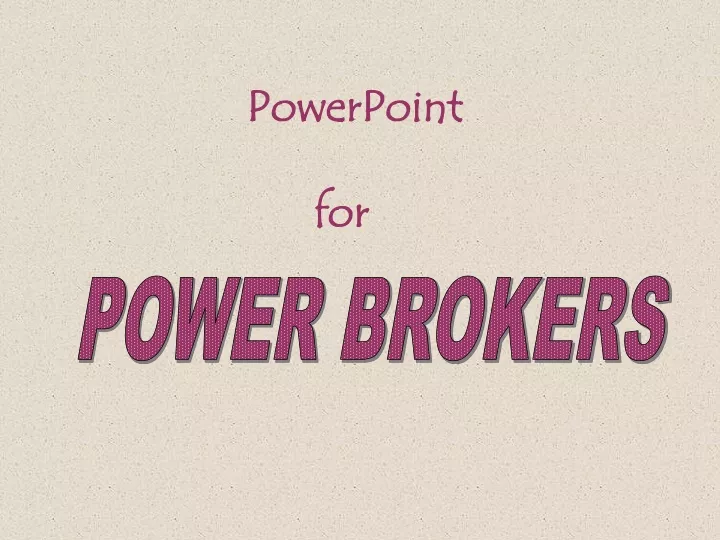 powerpoint for