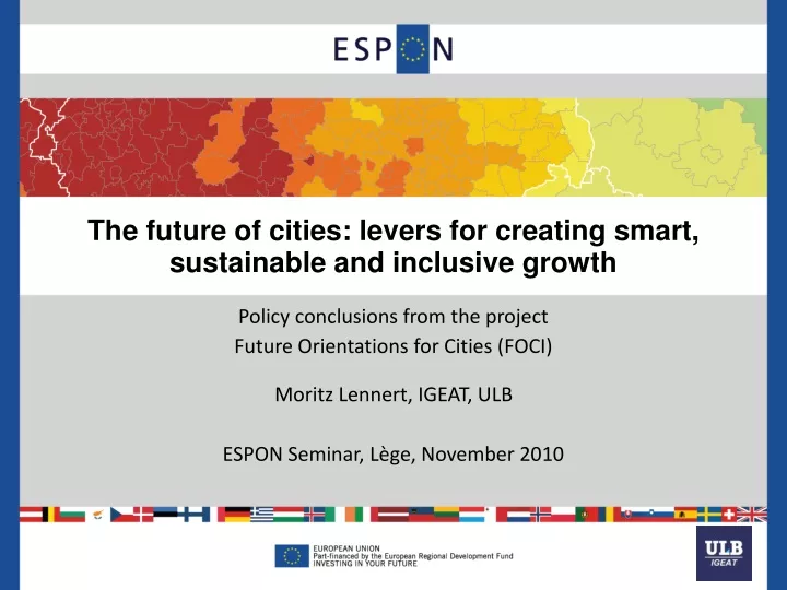 the future of cities levers for creating smart