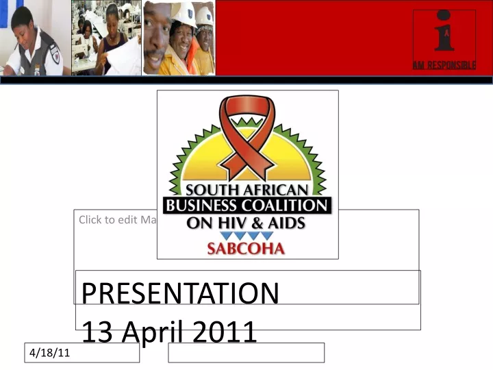 presentation 13 april 2011