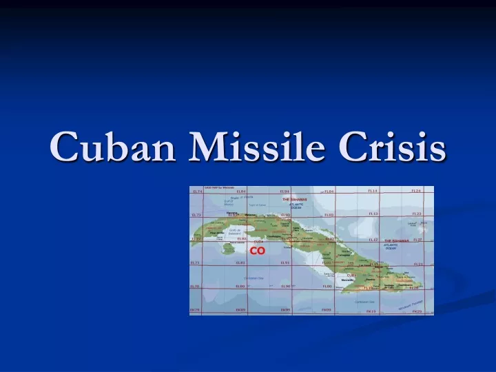 cuban missile crisis