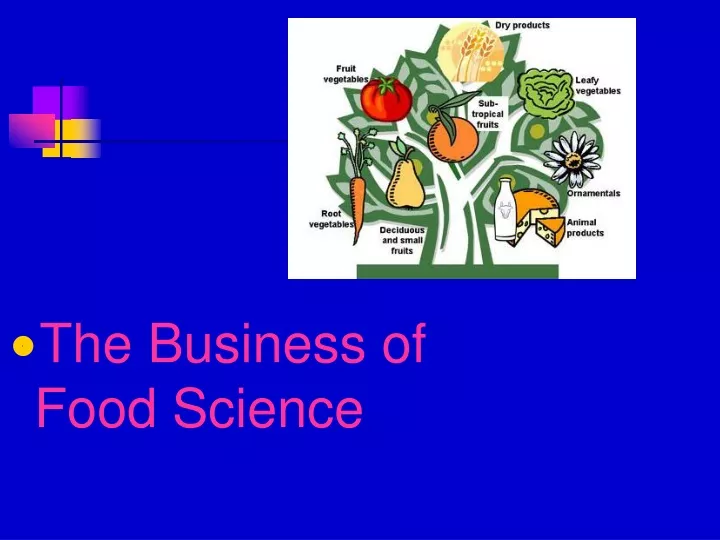 the business of food science
