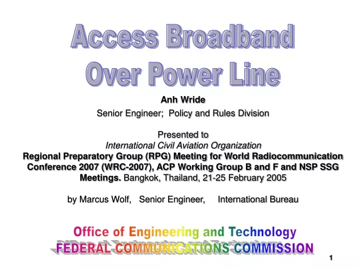 access broadband over power line