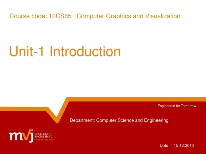 course code 10cs65 computer graphics