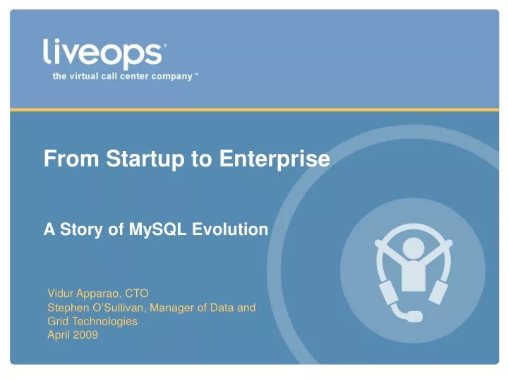 from startup to enterprise
