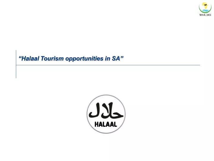 halaal tourism opportunities in sa