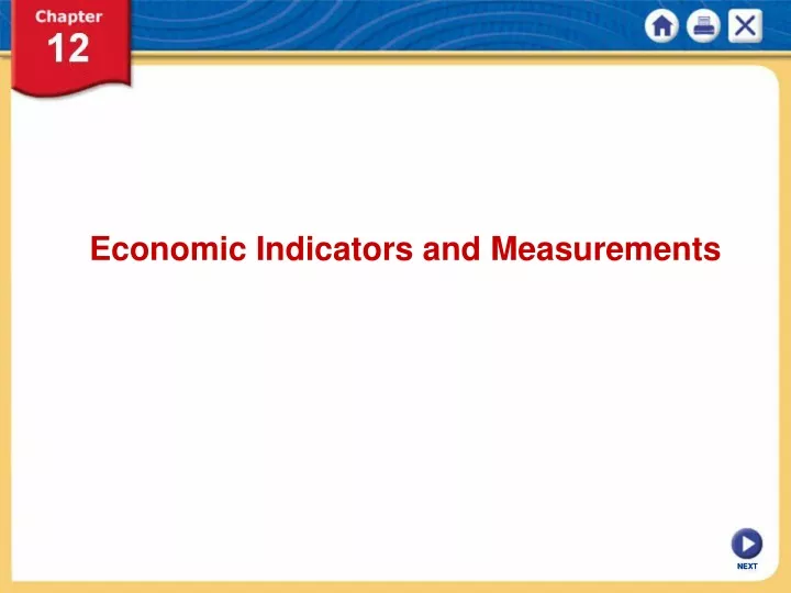 economic indicators and measurements