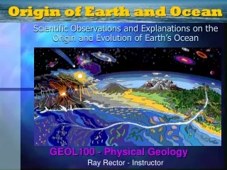 Origin of Earth and Ocean