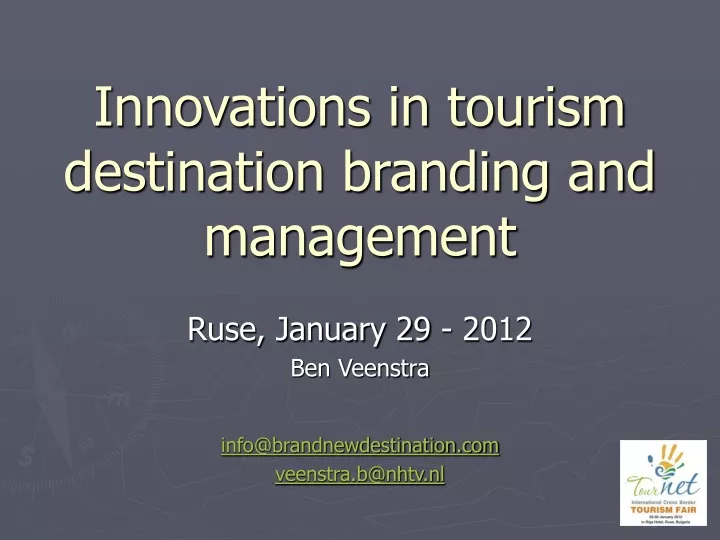 innovations in tourism destination branding and management