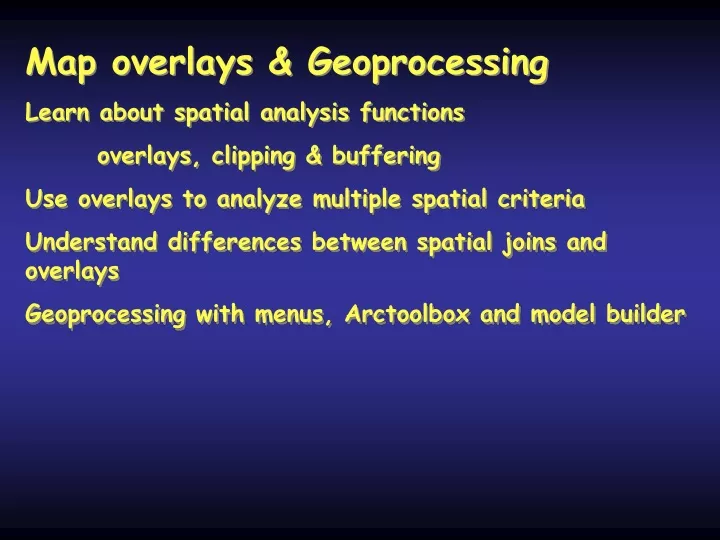 map overlays geoprocessing learn about spatial