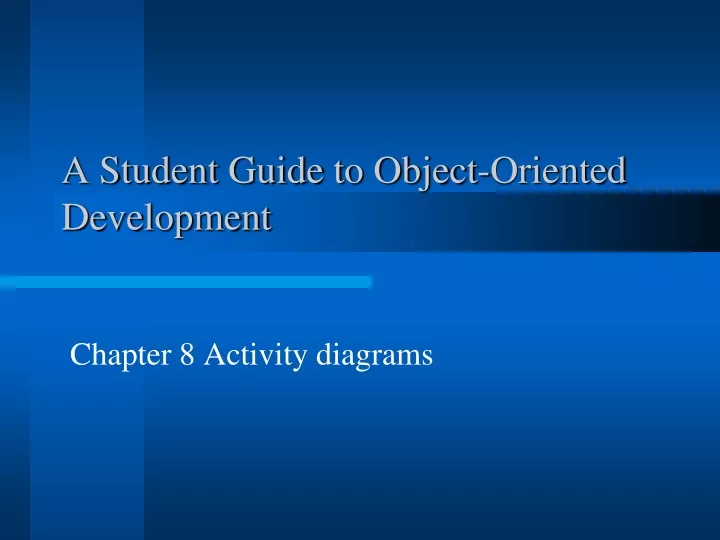 a student guide to object oriented development