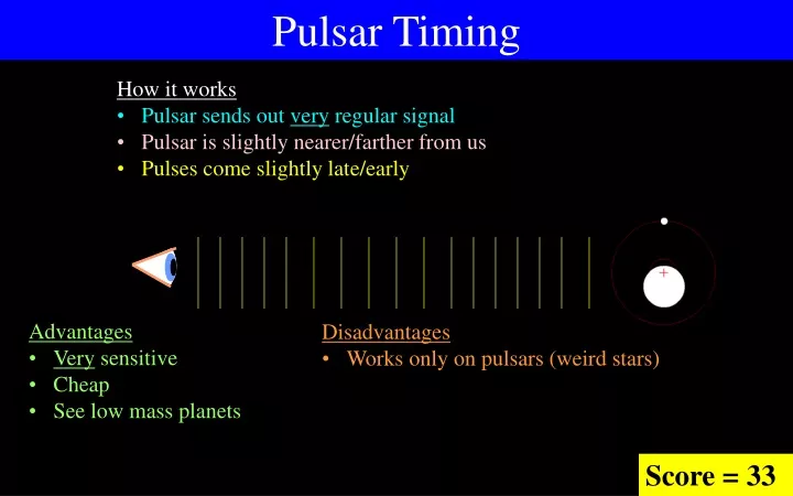 pulsar timing